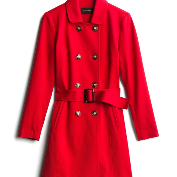 41 Hawthorn Jackets & Blazers - 41 Hawthorn Double Breasted Red Coat